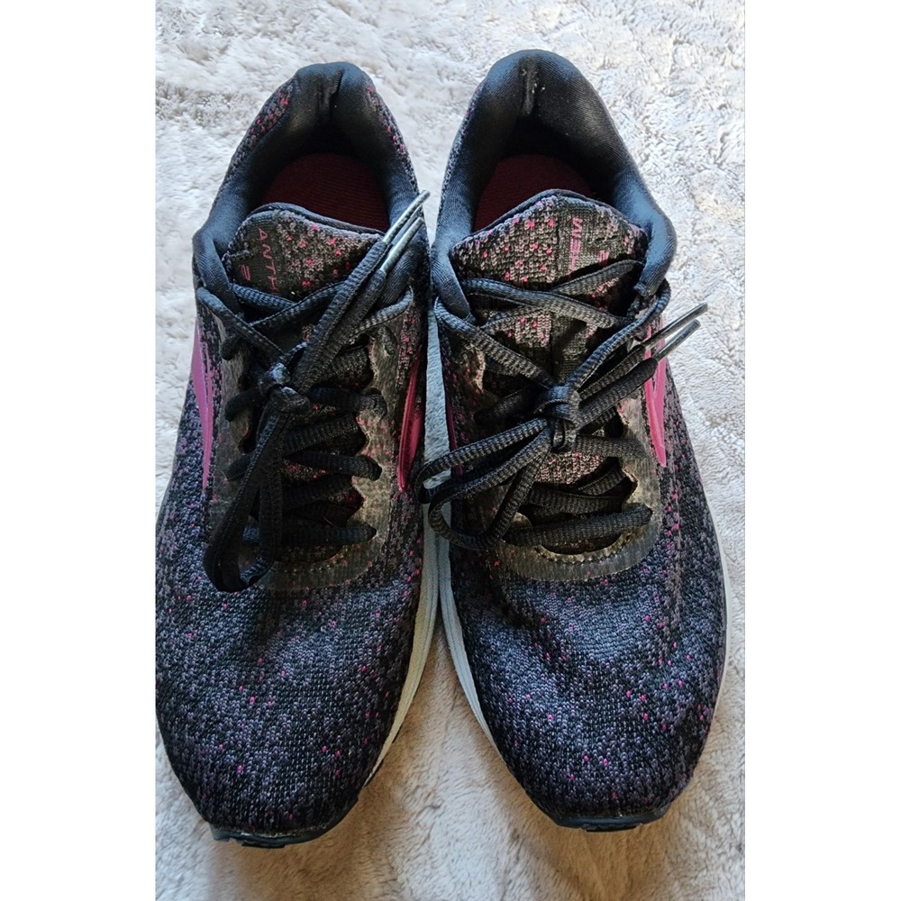 Brooks Anthem 2 Black Pink Womens Running Shoes 7.5 1202931B054 - Picture 5 of 9